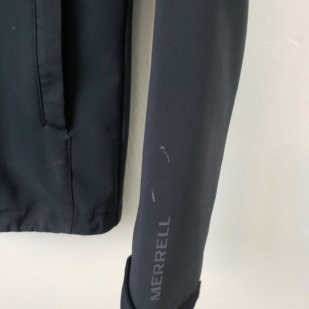 Merrell Mens Jacket Coat Black Opti Shell Size Med - Picture 2 of 7